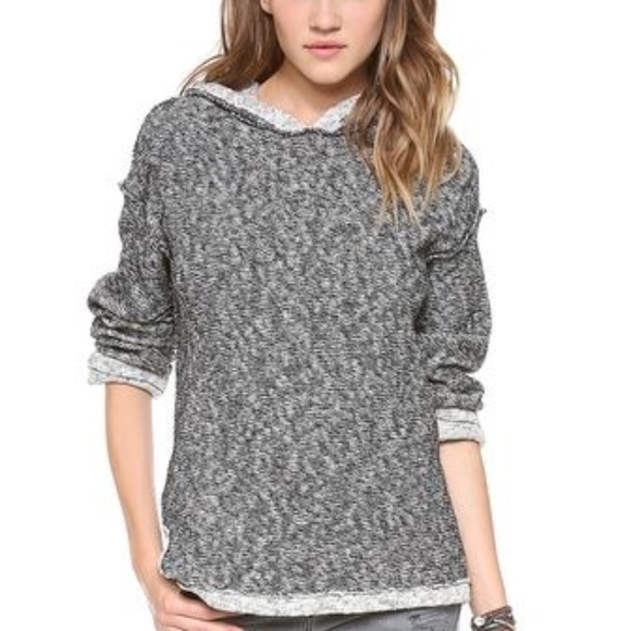 LA't L'AGENCE BAJA PULLOVER HOODIE SWEATER SZ S - Picture 8 of 8